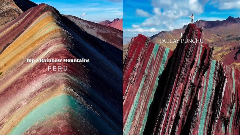 Vlogger Shares Stunning Video Of Peru's Rainbow Mountains And The Must-Visit Peaks