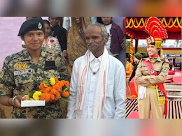 मुलीनं देशाची शान उंचावली, अख्ख्या गावाने रेल्वे स्टेशनवर 'असं' स्वागत केलं..मजुर बापाचे डोळे पाणावले!