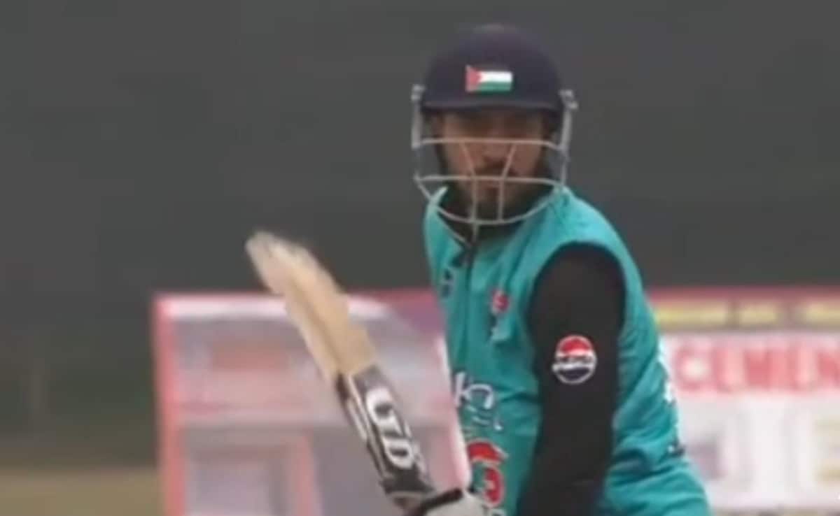 Jammu And Kashmir Cricket Association Breaks Silence On Star Playing With Palestine Flag On Helmet