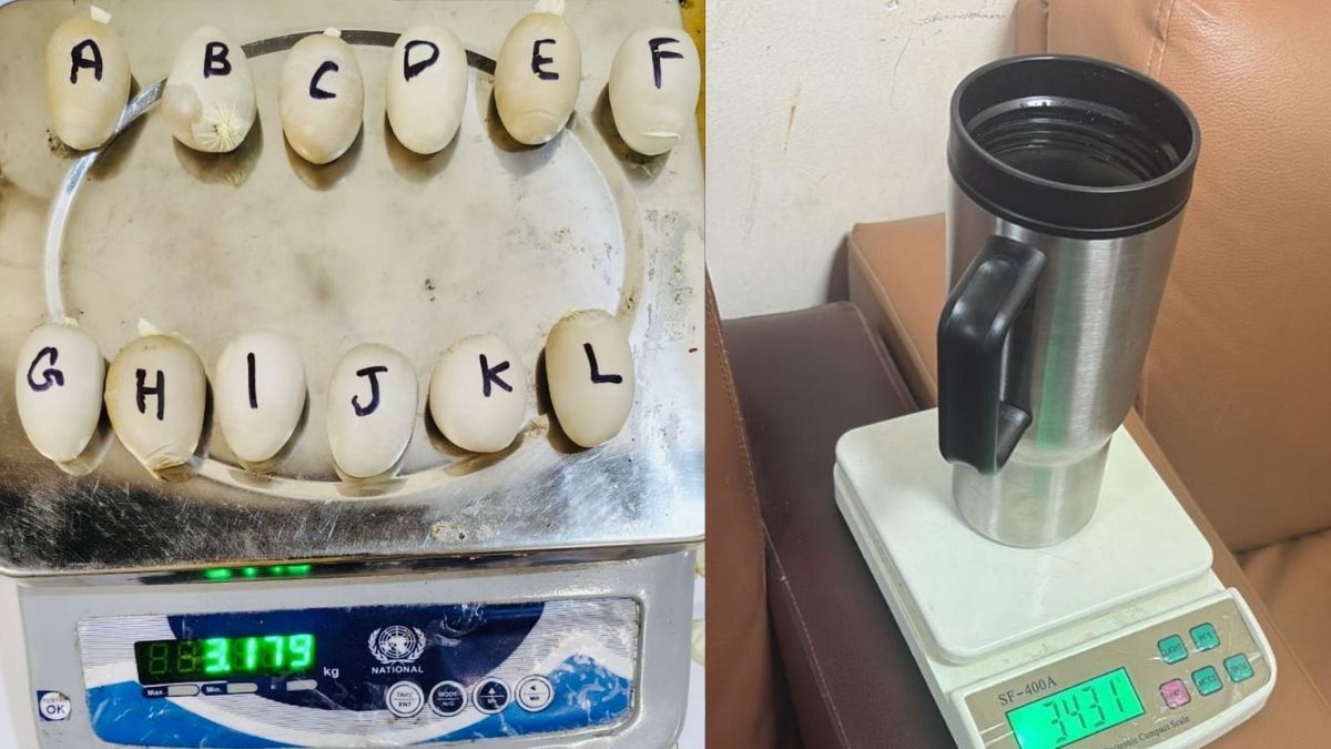 मुंबई एयरपोर्ट पर 3.05 किलो सोने की तस्करी नाकाम, पानी की बोतल में छिपाकर ला रहे थे 3.89 करोड़ का गोल्ड