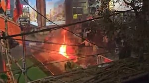 Trinamool, BJP Supporters Clash near Kolkata, Makeshift Stage Set On Fire
