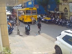Mumbai Woman, Infant Run Over By School Bus, Granddaughter Has Narrow Escape