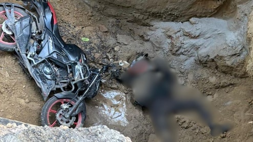 Delhi Biker Falls To Death In Massive Pit Dug Up On Road By Water Board