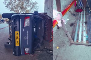 Chandrapur News : महाशिवरात्रीनिमित्ताने शिवाचं दर्शन घेतलं; परतताना गाडीचा भीषण अपघात; एकाचा मृत्यू, 17 प्रवासी गंभीर