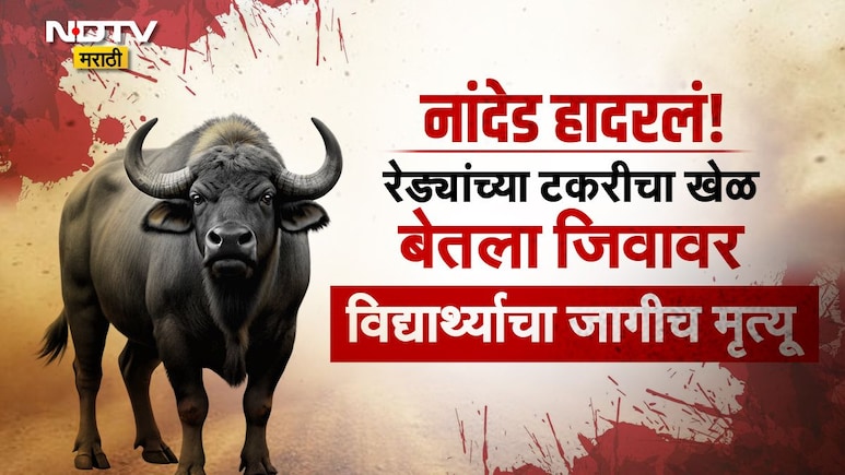 Nanded News: नांदेड हादरलं! दहावीच्या परीक्षेपूर्वीच 17 वर्षीय मुलाचा अंत; रेड्यांच्या टकरीचा खेळ बेतला जिवावर