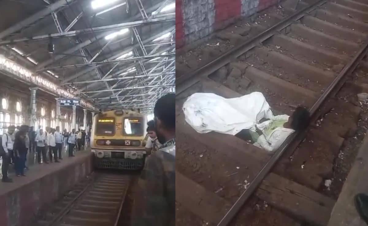 On Camera, Train Stops Just In Time As Drunk Teen Sleeps On Tracks