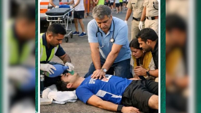 इंदौर मैराथन में आर्यन की मौत; CPR दिया, फिनिशन लाइन से 100 मीटर पहले टूटा दम