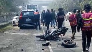 अरे, वो बहुत स्पीड में था... साहिल को टक्कर मारने के बाद इस तरह बहस कर रहे थे आरोपी भाई-बहन, देखें VIDEO