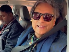 हेयरलाइन फैक्चर के बाद संसद भवन पहुंचे शशि थरूर बोले- 'नजर तो लग गई'