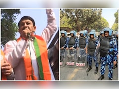 LIVE: कांग्रेस के प्रदर्शन के विरोध में BJP का हल्लाबोल, मनोज तिवारी भी सड़क पर उतरे,  बढ़ाई गई मानसिंह रोड पर सुरक्षा