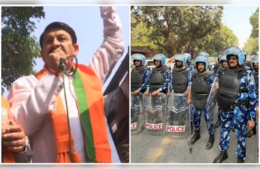 LIVE: कांग्रेस के प्रदर्शन के विरोध में BJP का हल्लाबोल, मनोज तिवारी भी सड़क पर उतरे,  बढ़ाई गई मानसिंह रोड पर सुरक्षा