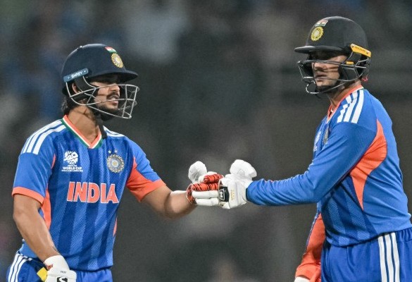 Abhishek Slams Fifty, Joined By SKY As India Lose Kishan