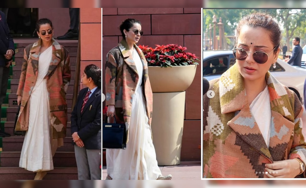 कंगना रनौत के हिमाचली ठाठ, संसद में पहना 45,000 रुपये का हैंडमेड कोट, दो कारीगरों ने 60 दिन में किया तैयार