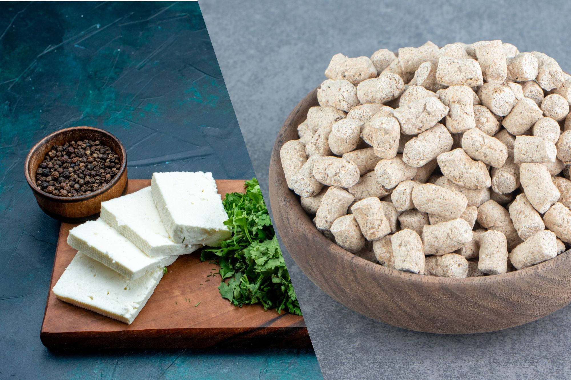 Paneer and soya chunks are rich sources of protein and have varying nutrient profiles