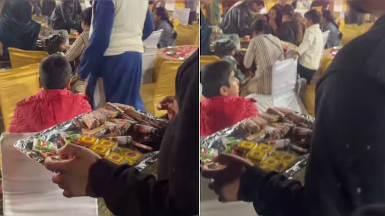 शादी में रसगुल्ले..पनीर टिक्का नहीं...सिगरेट और गुटखा! वायरल वीडियो ने खड़ी की सेहत पर बहस