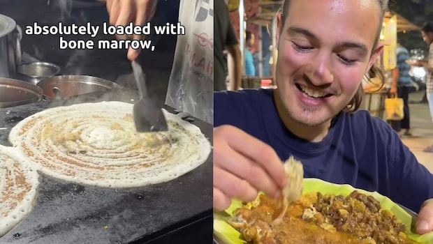 Watch: Food Vlogger Tries Unique Bone Marrow Dosa In Chennai, Internet Reacts