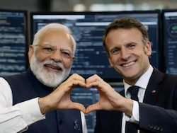 French President Macron Shares AI Image Flashing Heart Symbol With PM Modi: "When Friends Connect"