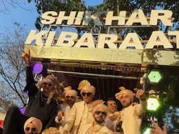 शिखर धवन की बारात में कुछ ऐसा रहा बारातियों का स्वैग, 'गब्बर' की शादी में डीजे पर चढ़कर नाचे दोस्त-यार
