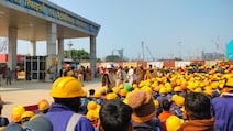 Striking Panipat Refinery Workers Throw Stones At Security Forces
