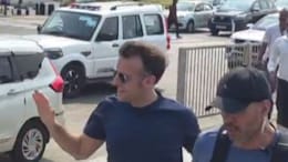 Video: Emmanuel Macron's Morning Jog At Mumbai's Marine Drive