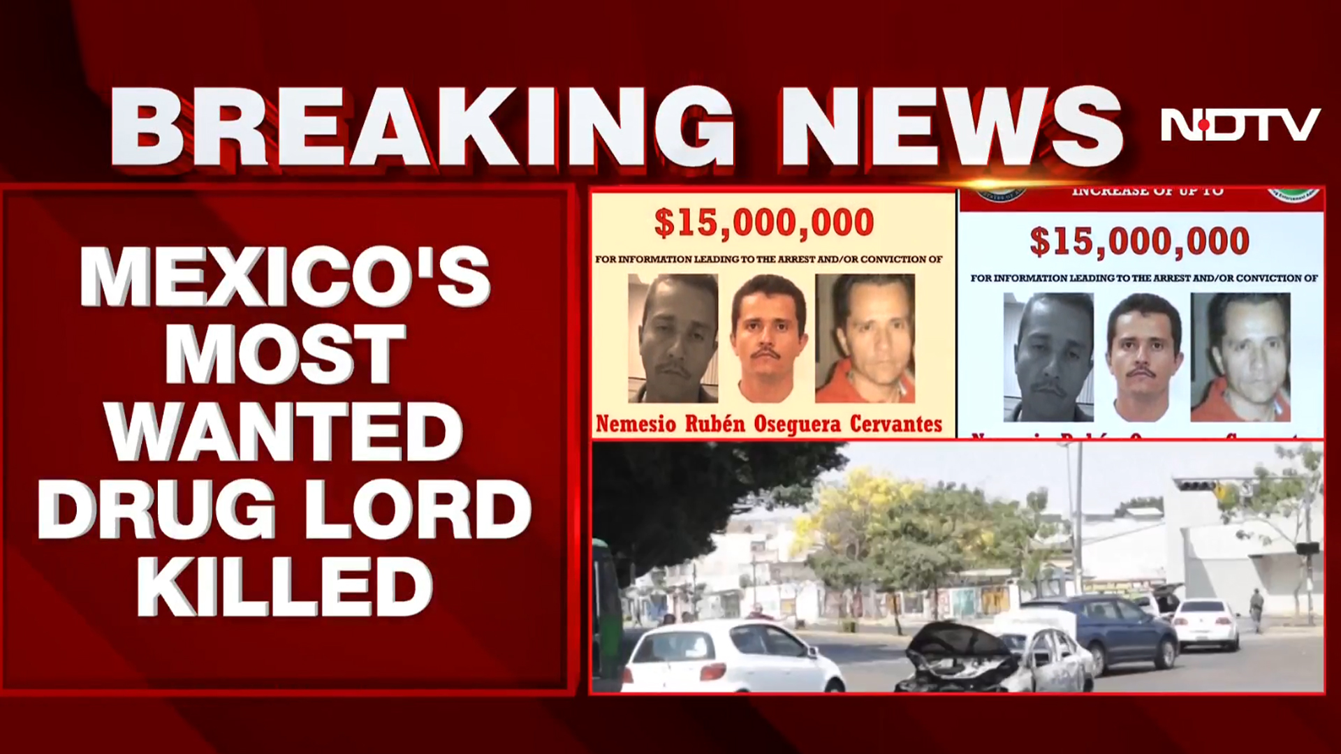 Powerful Drug Lord 'El Mencho' Killed By Mexican Army, Cartel Goes On Rampage