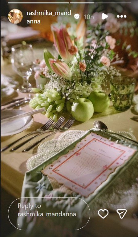 रश्मिका मंदाना ने इंस्टा पर शेयर की ये पोस्ट रश्मिका मंदाना ने इंस्टा पर शेयर की ये पोस्ट