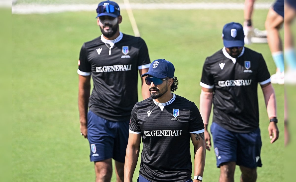 Football Giants Italy Begin First Cricket World Cup Campaign Against Scotland