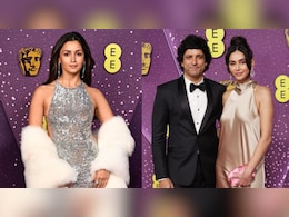Alia Bhatt Stuns In Custom Gucci Gown At BAFTA, Farhan Akhtar And Shibani Dandekar Join In Style