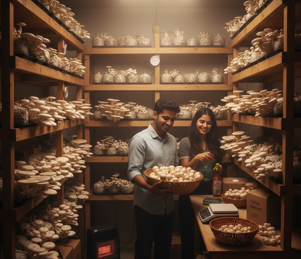 Business Idea: जॉब की टेंशन छोड़िए! घर के एक खाली कमरे से शुरू करें मशरूम की खेती, हर महीने होगी लाखों की कमाई