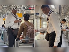मुंबई लोकल में टिकट चेक करते दिखे ‘ग्रेट खली’! इतनी लंबाई कि ट्रेन भी पड़ गई छोटी, टीसी को देखकर चौंके यात्री