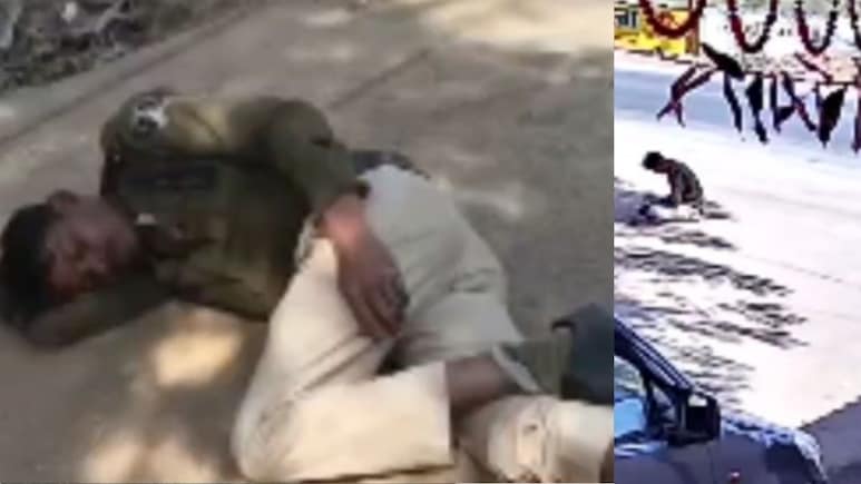 CG Police: जिसे करनी थी कानून की पहरेदारी, वह सिपाही सड़क पर नशे में मिला धुत, वीडियो वायरल