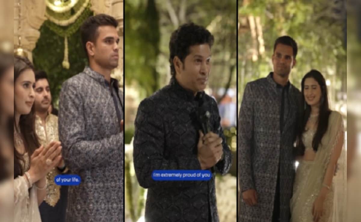Video: मुझे तुम पर गर्व है..., बेटे अर्जुन की प्री वेडिंग सेलिब्रेशन में इमोशनल हुए सचिन तेंदुलकर
