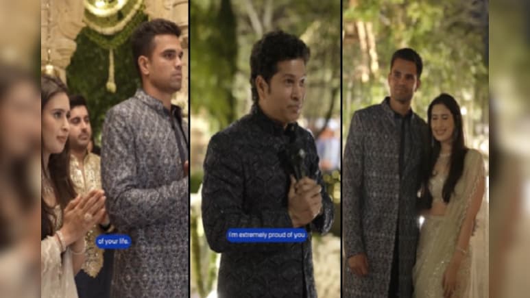 Video: 'मुझे तुम पर गर्व है...', बेटे अर्जुन की प्री वेडिंग सेलिब्रेशन में इमोशनल हुए सचिन तेंदुलकर