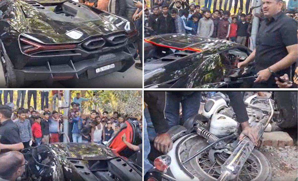 कानपुर में नशे में धुत रईसजादे ने लेम्बोर्गिनी से 3 लोगों को रौंदा, बाउंसरों ने उल्टे लोगों को धमकाया