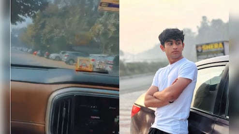 Video Filmed In SUV Shows Moment Delhi Teen's Car Collided Head-On With Bike