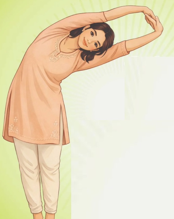 शारीरिक और मानसिक स्वास्थ्य को सही रखने के लिए रोज़ करें तिर्यक ताड़ासन, जानें कैसे करें और फायदों के बारे में