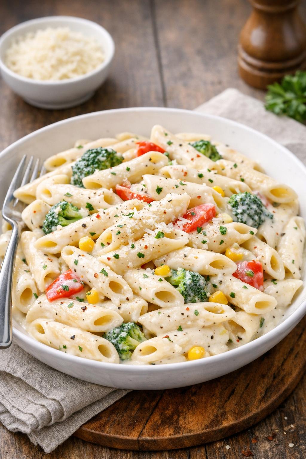 How To Make One‑Pot White Sauce Pasta in 20 Minutes