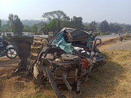 कागज की तरह मुड़ गई फॉर्च्यूनर, उड़े परखच्चे, अंतर्राष्ट्रीय शूटर की मौत की तस्वीरें हिला देंगी