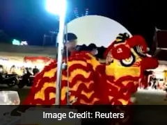Watch: Thai Police Dressed As Lion Dancers Arrest Suspected Thief