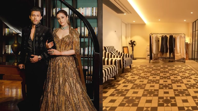 Inside Nupur Sanon And Stebin Ben's Sea-Facing Mumbai Home With A Party Zone And Boho Vibes