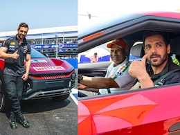 John Abraham Takes Ride In Mahindra BE6 Safety Car At Indian Racing League Event