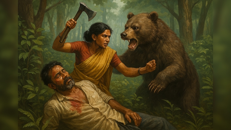 ओडिशा में पति के लिए जंगल में भालू से भिड़ गई पत्नी, बचा ली जान, महिला की हिम्मत के मुरीद हुए लोग