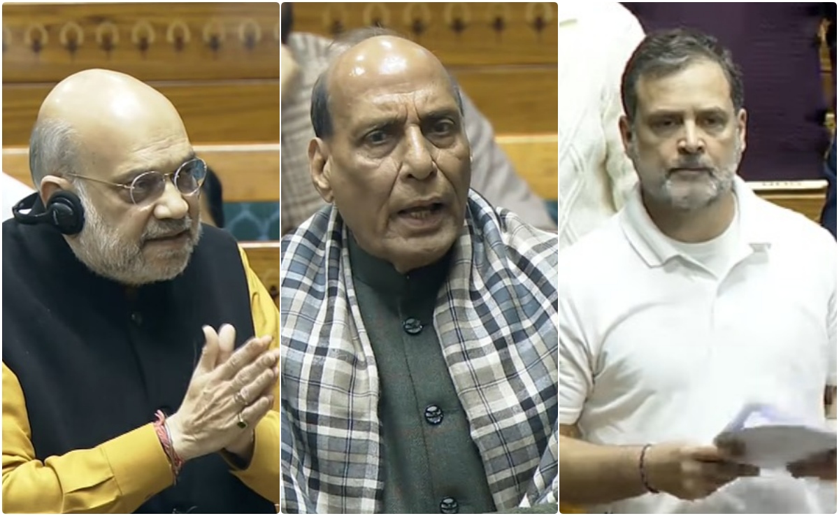 राहुल के बयान पर संसद में हंगामा, पूर्व आर्मी चीफ की किताब का जिक्र करने पर शाह और राजनाथ ने जताई आपत्ति