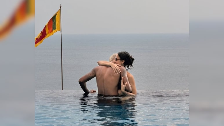 Pic Of The Day: Hardik Pandya's PDA-Filled, Sea-Soaked Birthday Wish For 'Princess' Mahieka Sharma