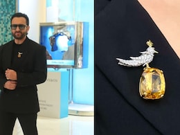 Saif Ali Khan Rocks A Women's Ruby-Diamond Brooch Worth Rs 42 Lakh In Mumbai
