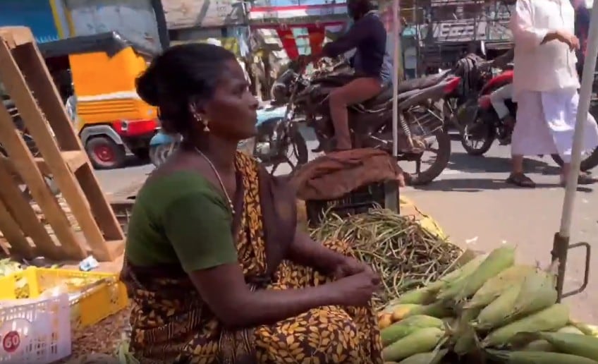 Mary, a vegetable seller 