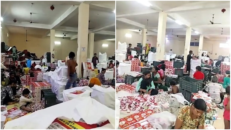 Rajasthan: भिवाड़ी की सील फैक्ट्री का वीडियो लीक, बारूद पैक करते दिखे मासूम बच्चे