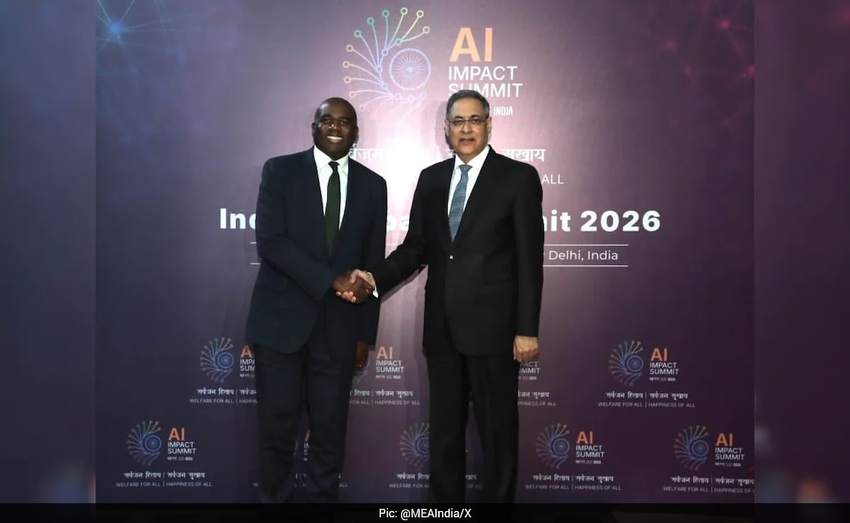 UK Deputy PM David Lammy Arrives In Delhi For AI Impact Summit