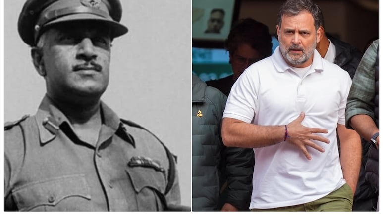 राहुल ने किया नरवणे का जिक्र तो बीजेपी ने जनरल थिमैया का नाम लिया, जानें कौन थे