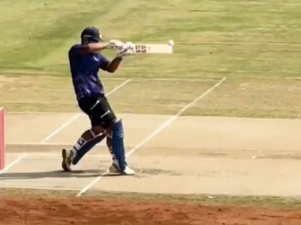 VIDEO: वैभव सूर्यवंशी का IPL से पहले प्रैक्टिस सेशन में आया तूफान, धमाकेदार छक्के से तोड़ दिया पानी का पाइप